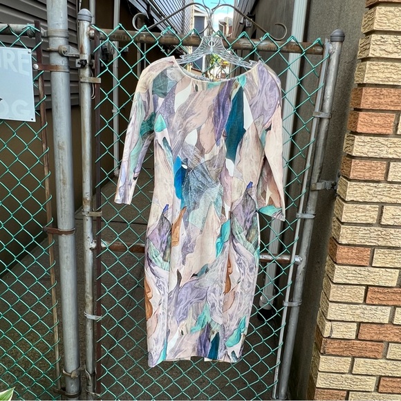 H&M Midi Tailored Dress 3/4 sleeves 6 - Picture 1 of 16